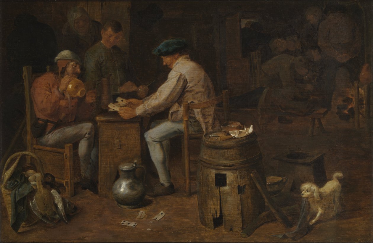 Kortspillerne af Adriaen Brouwer