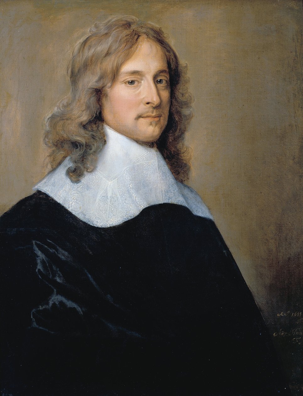 Portræt af en mand af Adriaen Hanneman