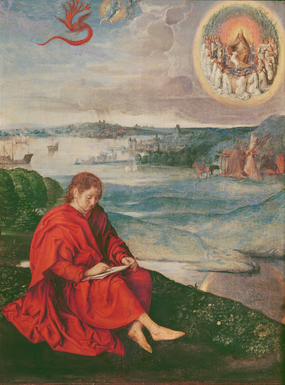Sankt Johannes af Patmos af Adriaen Isenbrandt or Isenbrant