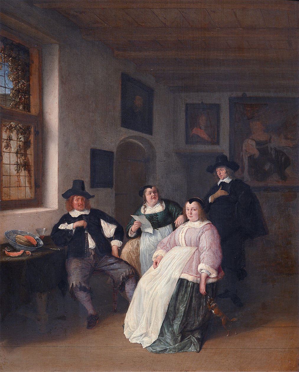 Familien De Goyer og maleren af Adriaen Jansz. van Ostade
