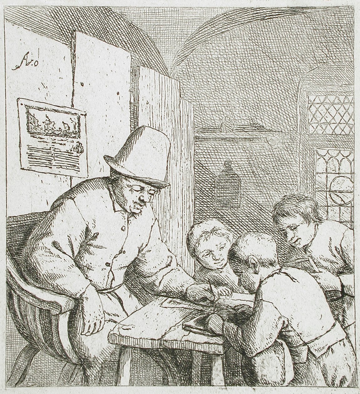 Skolemesteren af Adriaen Jansz. van Ostade
