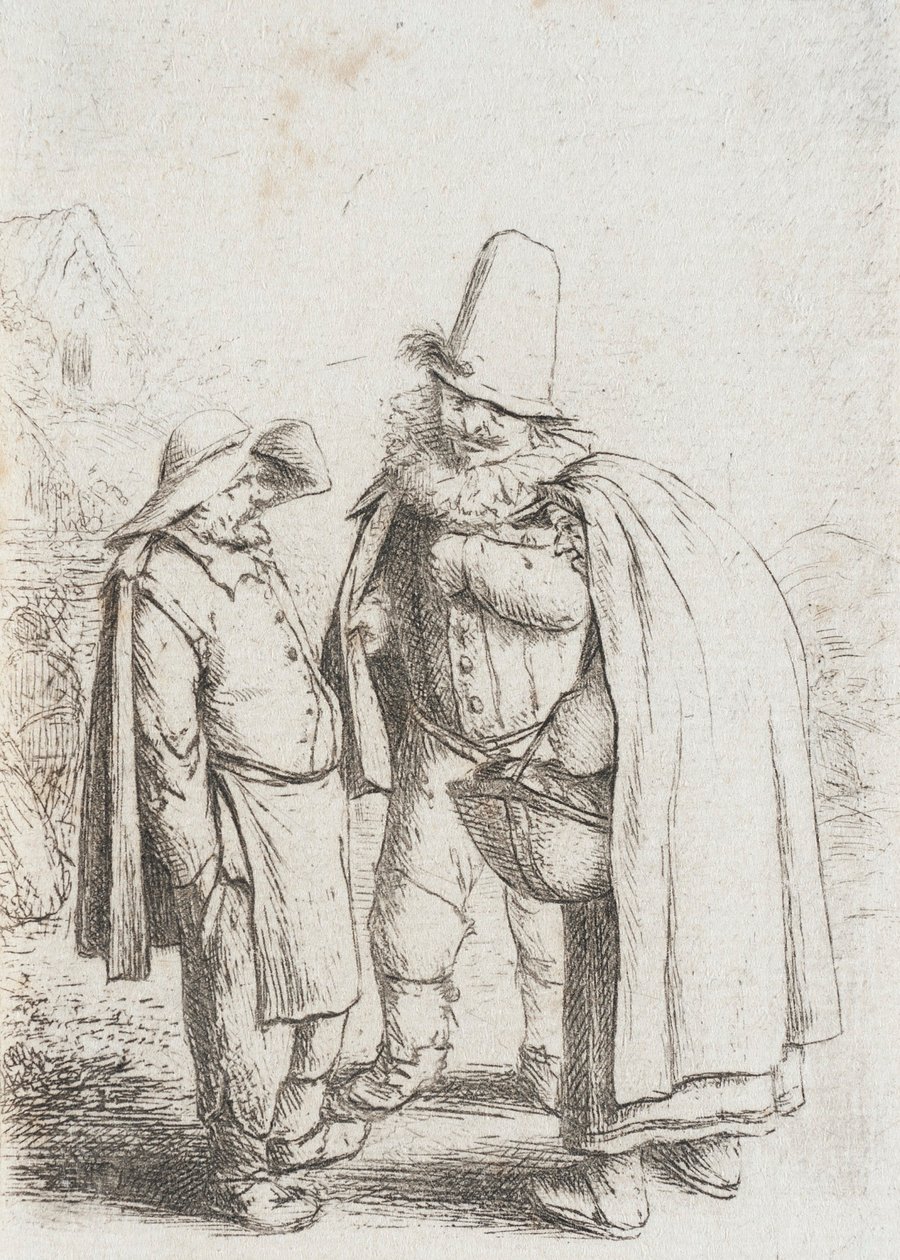 Tre groteske figurer af Adriaen Jansz. van Ostade
