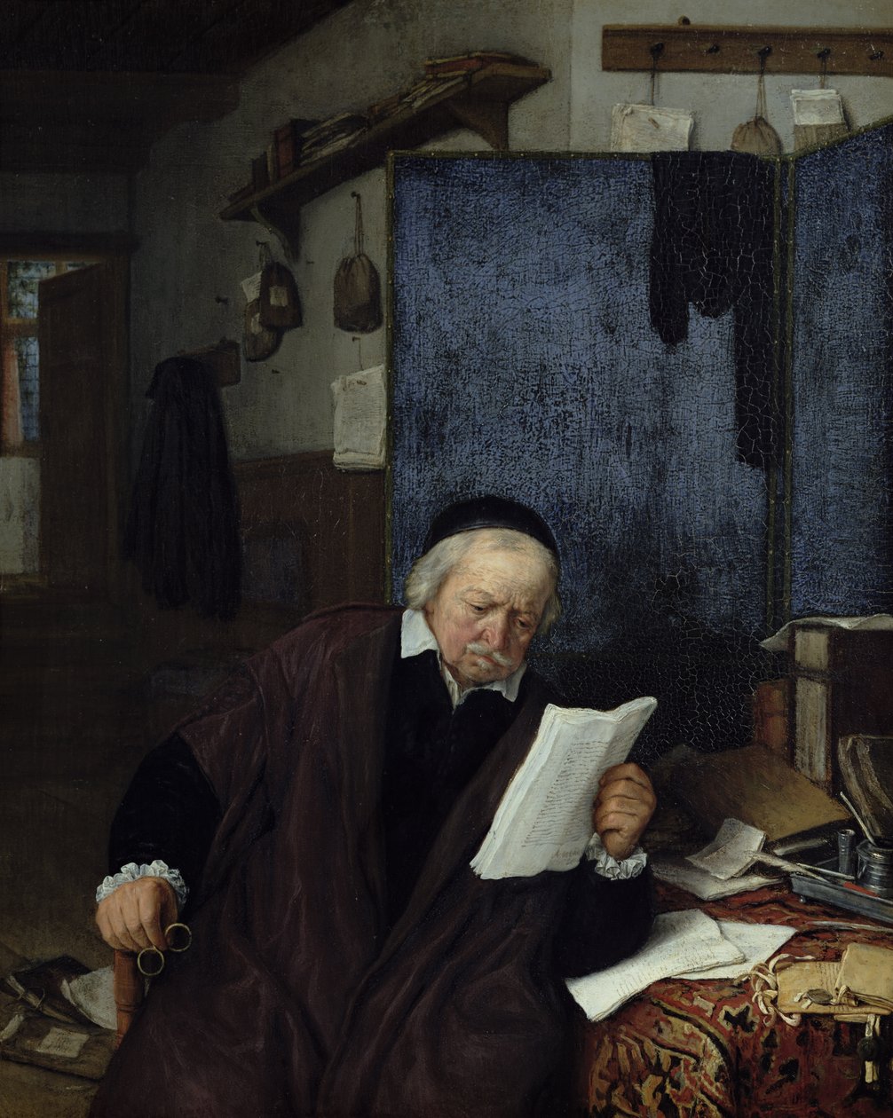Advokat i sit Studie af Adriaen Jansz. van Ostade