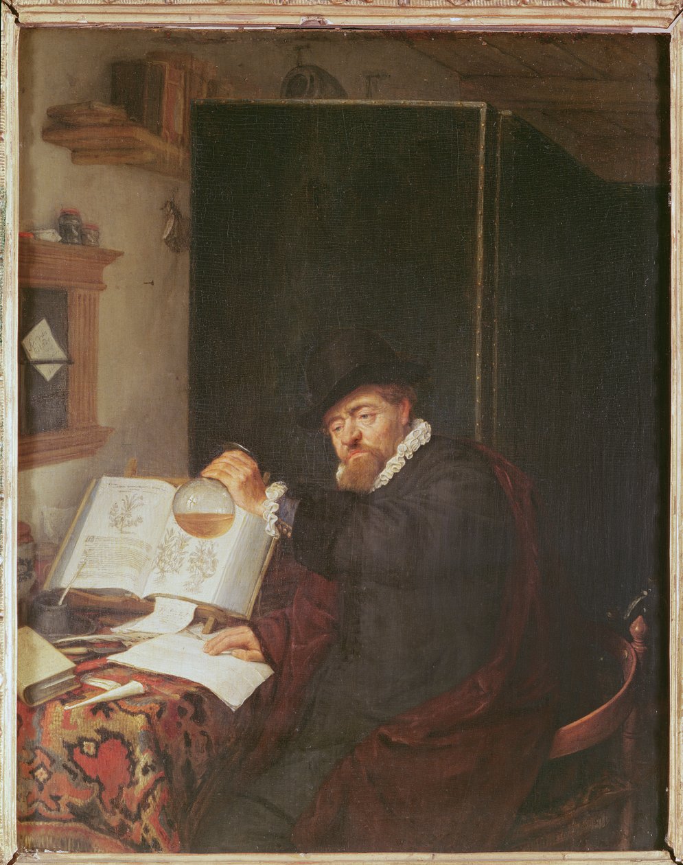 Analysen, 1666 af Adriaen Jansz. van Ostade