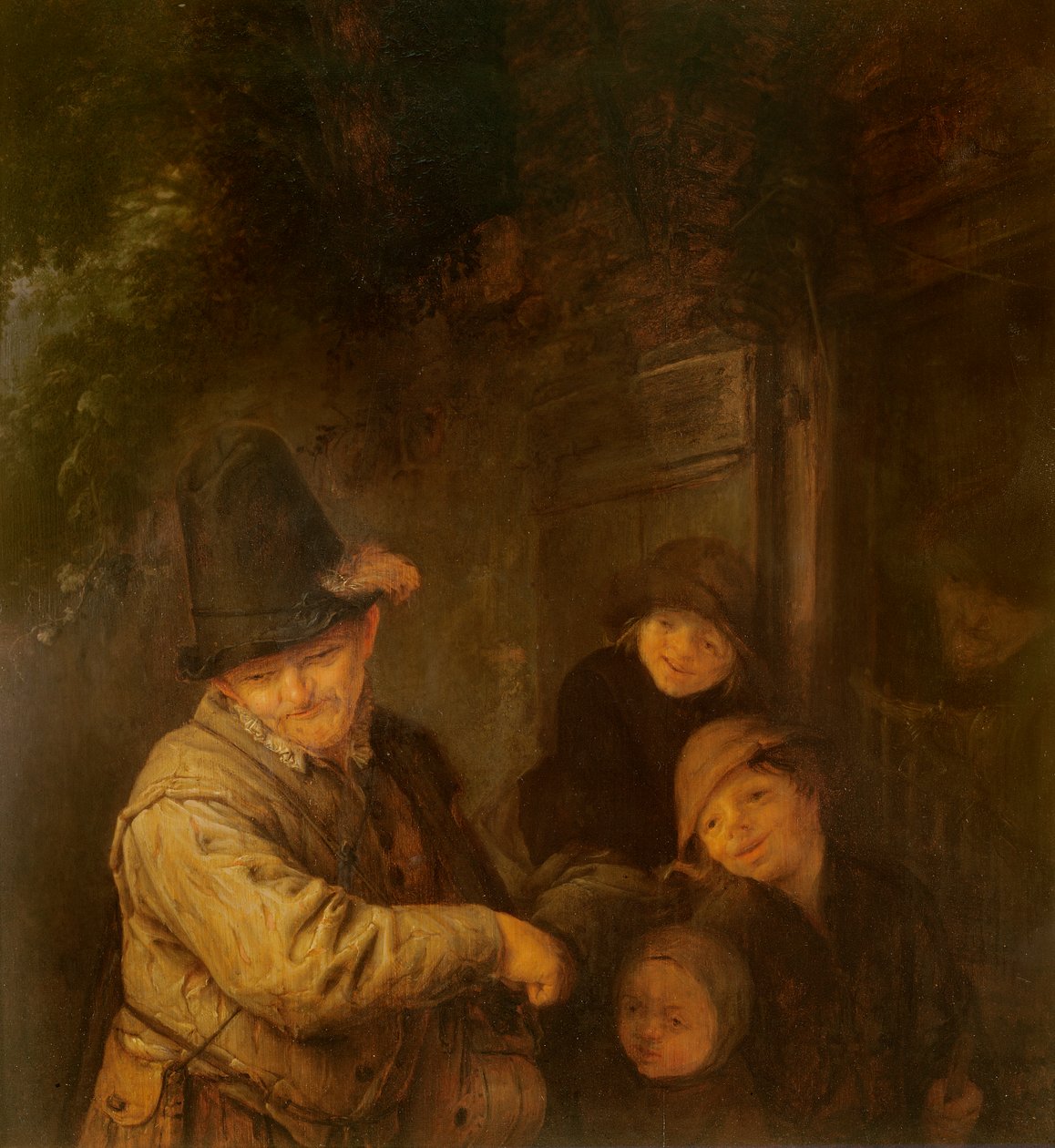 Den omrejsende musiker, 1600-tallet af Adriaen Jansz. van Ostade