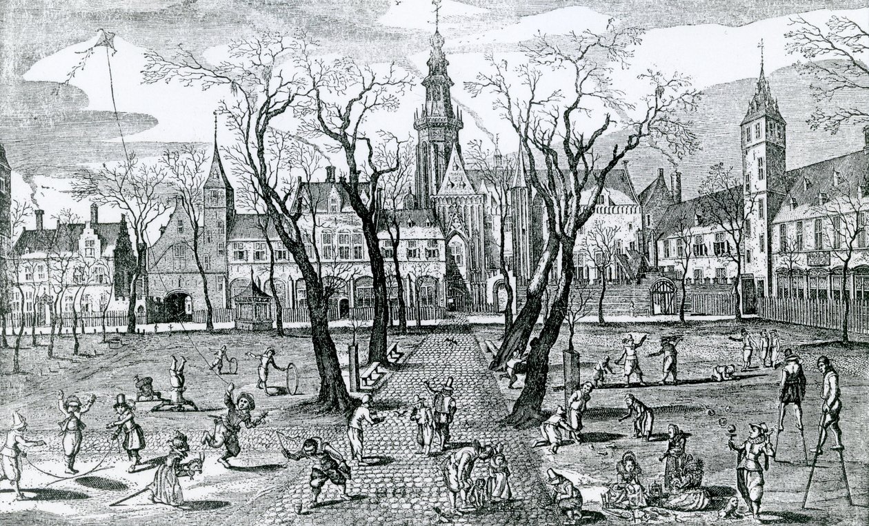 Børns spil, 1618 af Adriaen Pietersz van de Venne