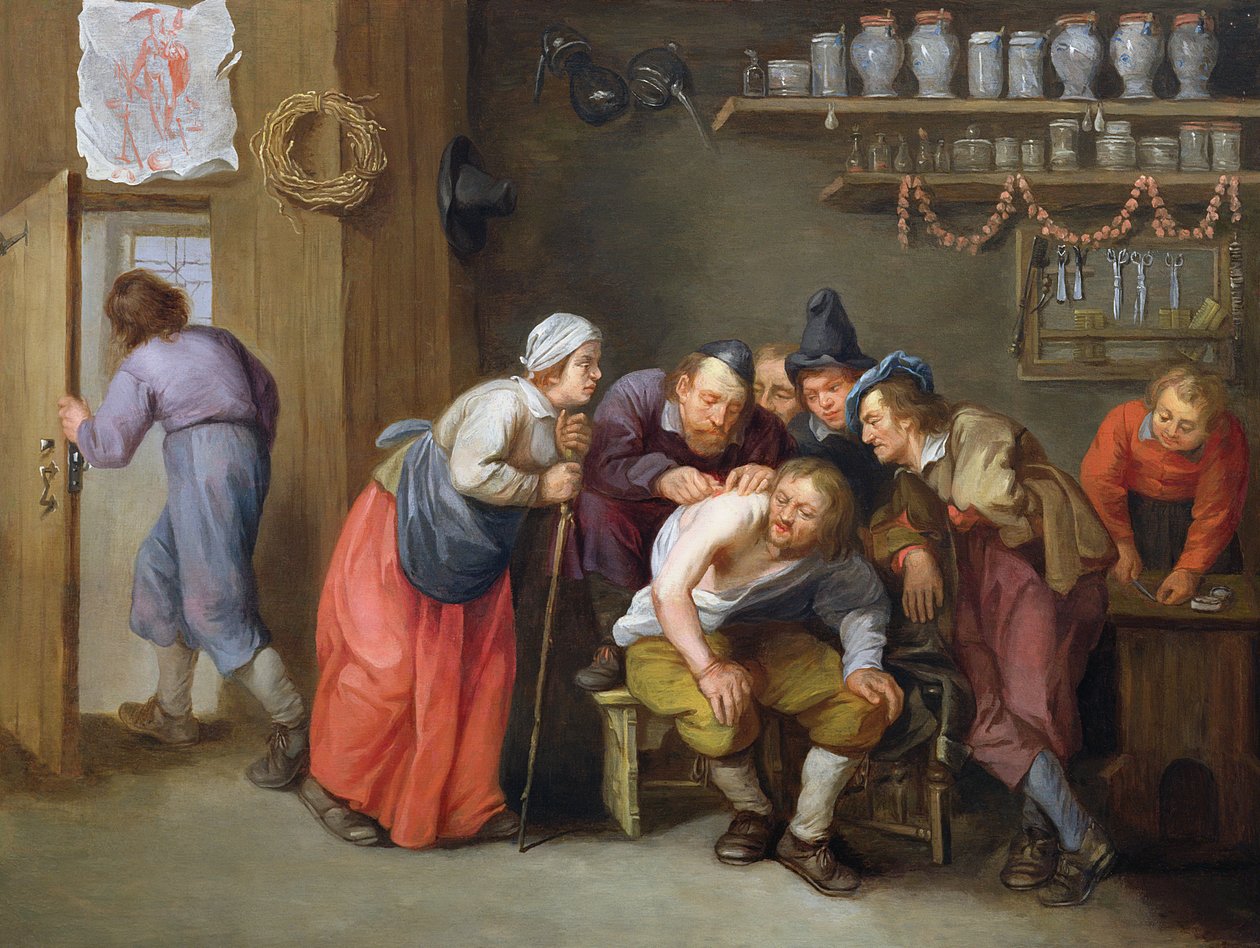 Kvaksalverens lægekirurgi af Adriaen Rombouts