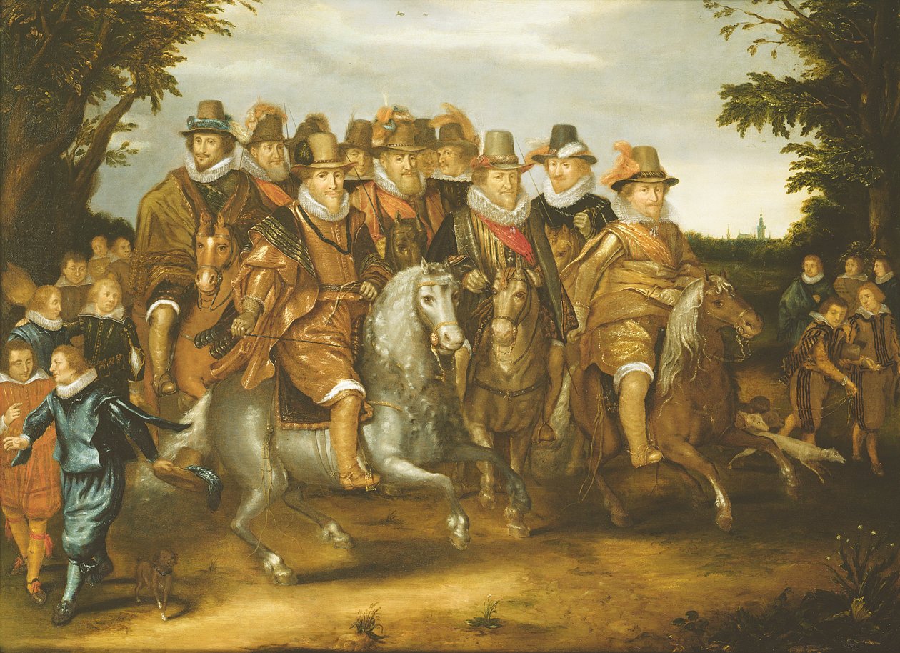 Prinserne af Orange af Adriaen van de Venne