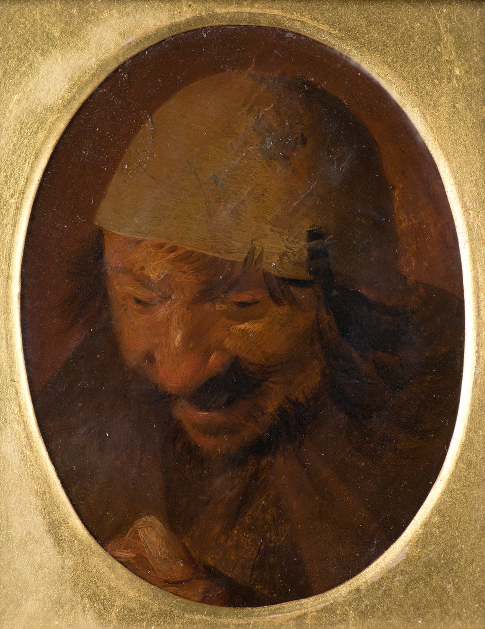 Portræt af Bonde af Adriaen (attr.to) Brouwer