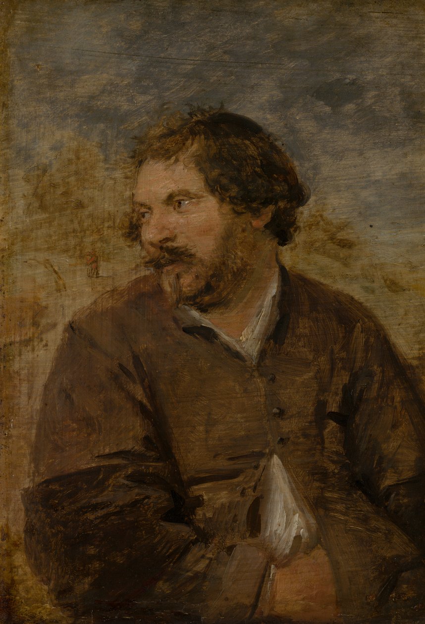 En tyk mand af Adriaen Brouwer
