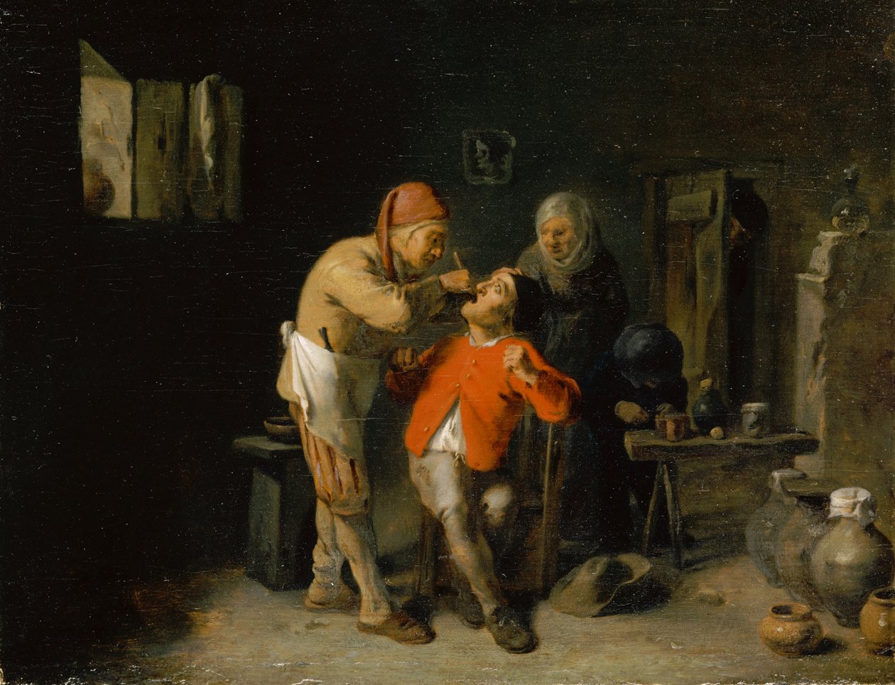 Hos tandlægen af Adriaen Brouwer