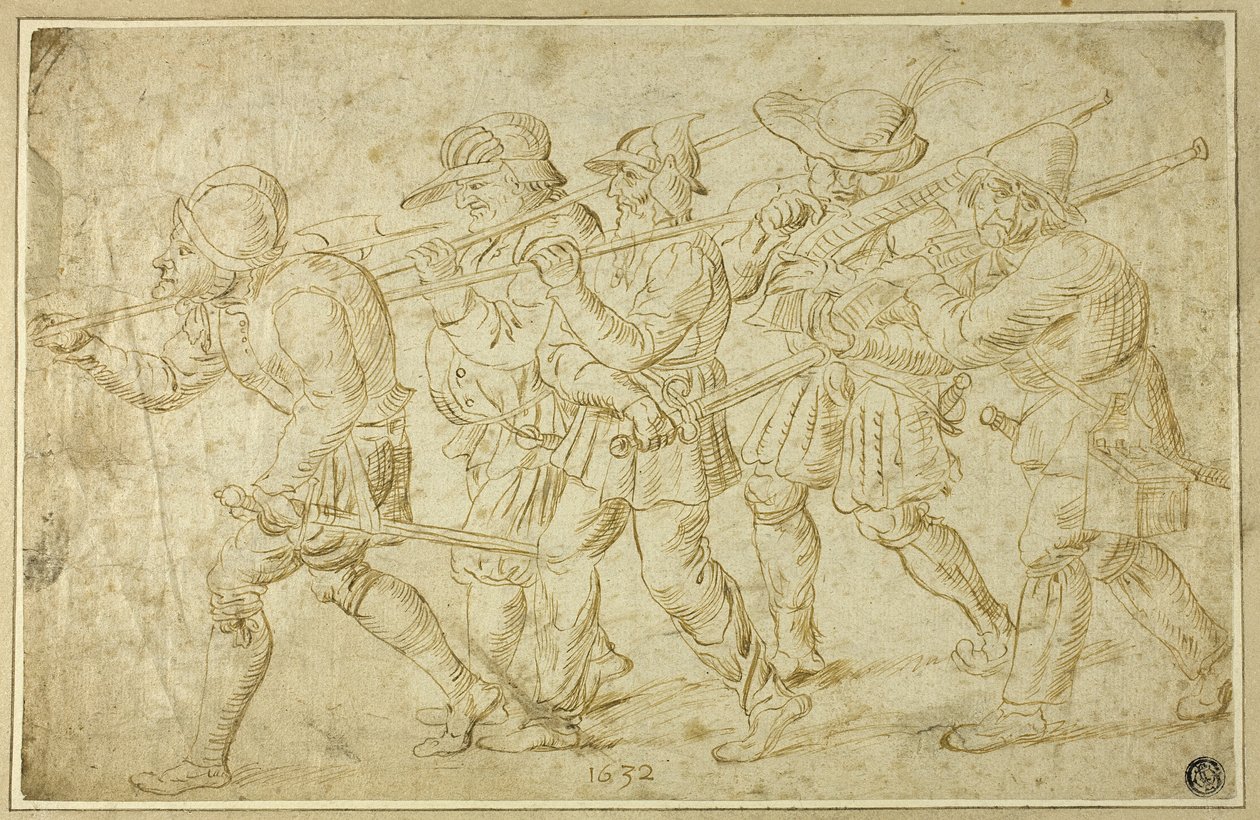 Fodsoldater af Adriaen Brouwer