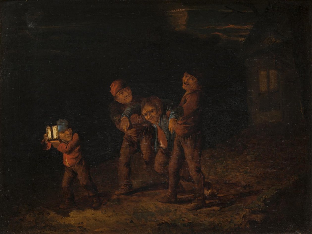 At se den fuldemandshjem af Adriaen Brouwer
