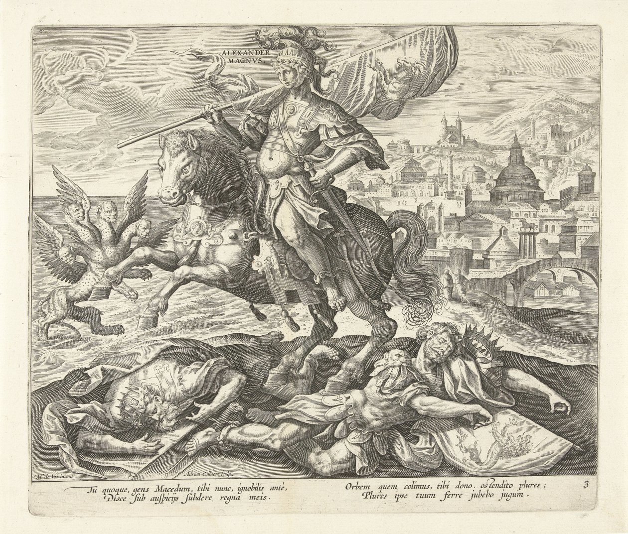 Alexander den Store som tredje konge fra Daniels syn Rise of Four Empires and Four Rulers fra Daniel