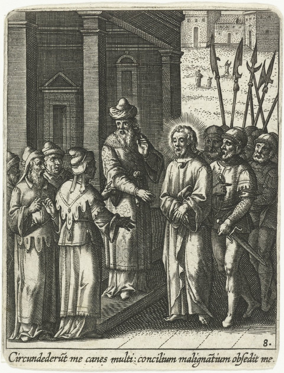 Kristus for Pilatus af Adriaen Collaert