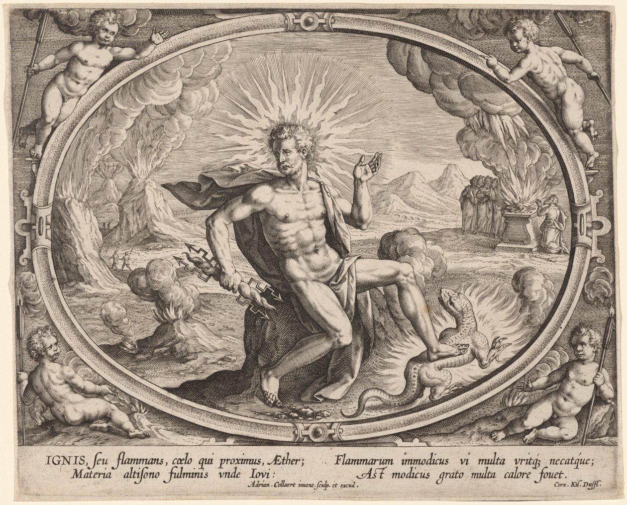 Ignis (ild) af Adriaen Collaert