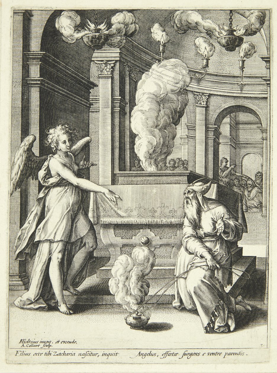 Johannes bebudelse af Adriaen Collaert
