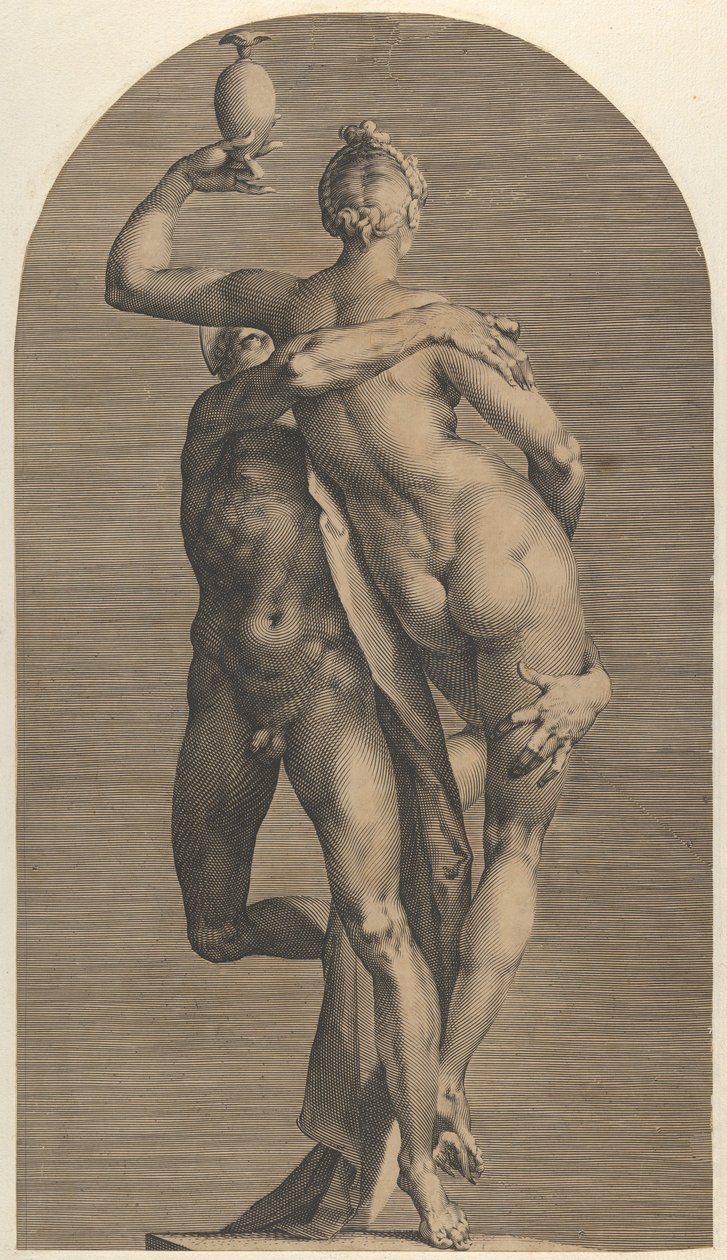 Mercury Abducting Psyche, ca. 1622. af Adriaen Collaert
