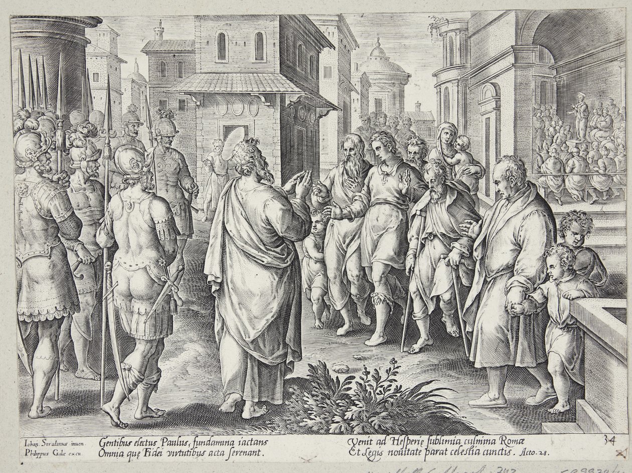 Apostlenes gerninger af Adriaen Collaert