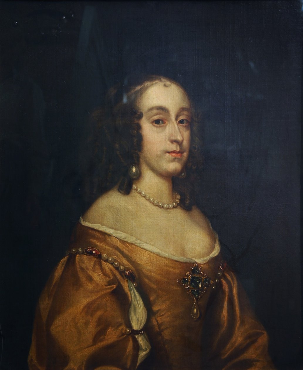 Mary, Princess Royal og Princess of Orange, ca. 1656-60 (olie på lærred) af Adriaen Hanneman