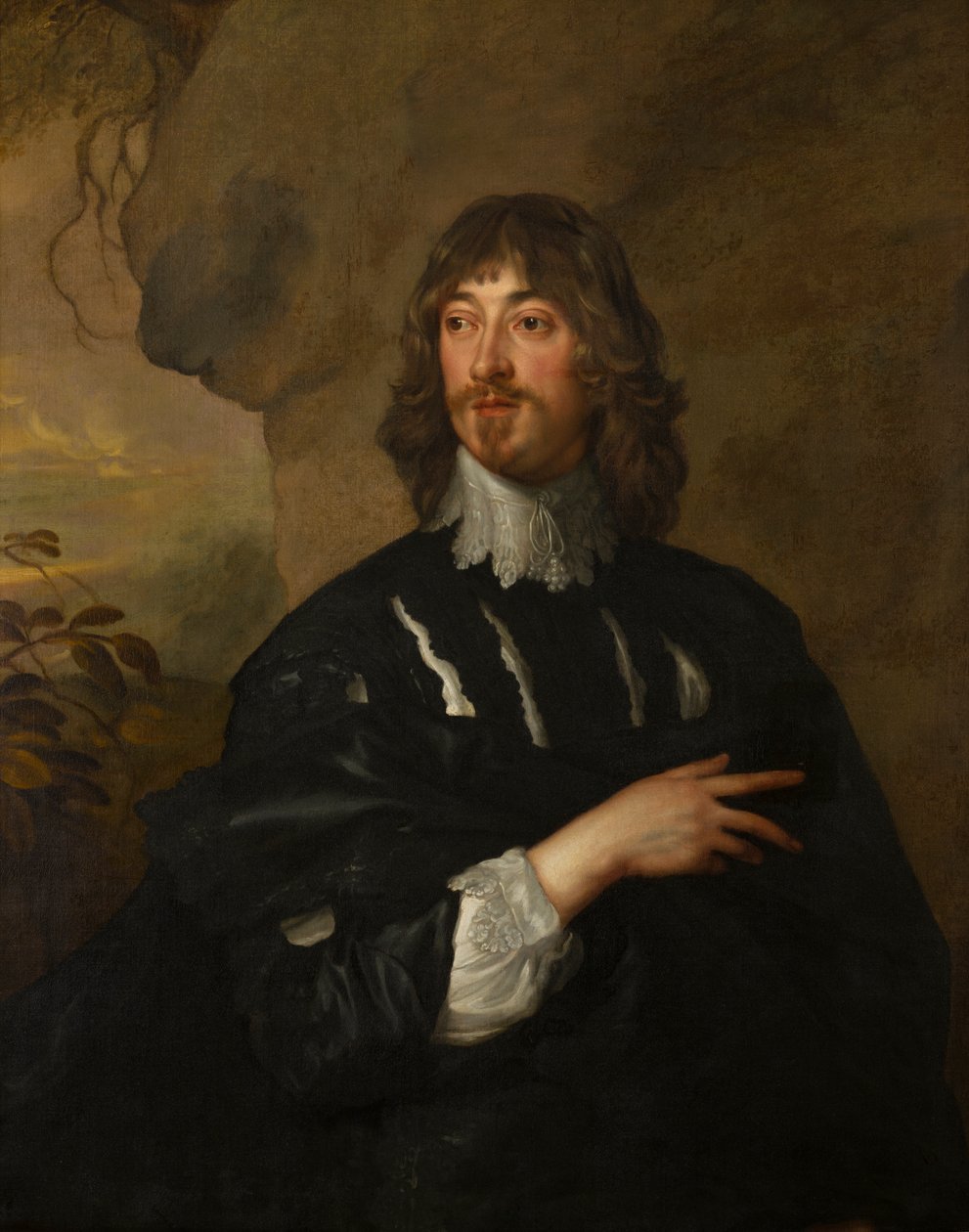 Portræt af oberst, senere Lord Goring. Earl of Norwich (1585-1663), ca. 1605-63 (olie på lærred) af Adriaen Hanneman