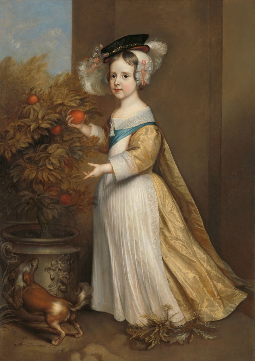 Vilhelm III (1650-1702), Prins af Orange, som barn af Adriaen Hanneman