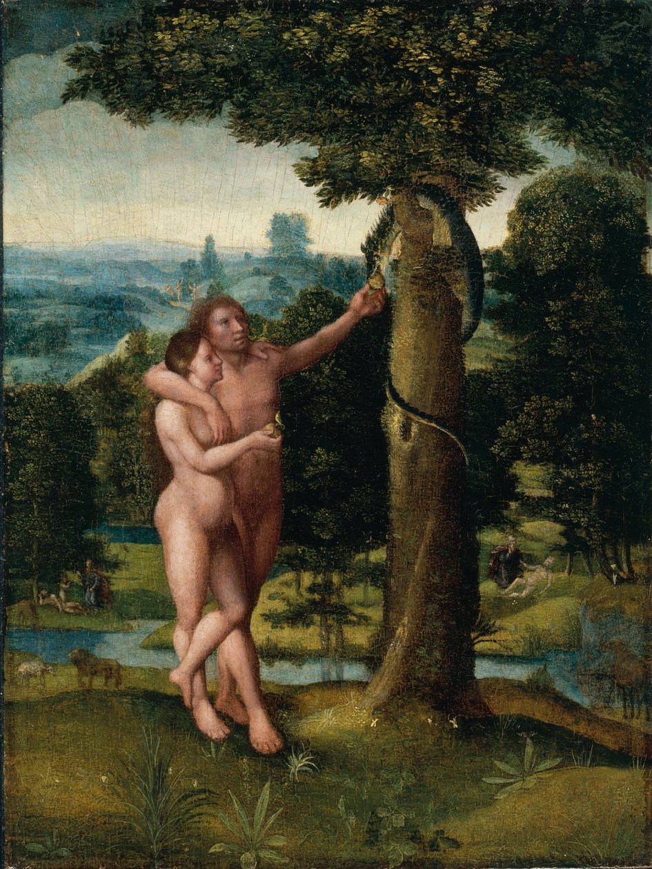 Adam og Eva af Adriaen Isenbrandt