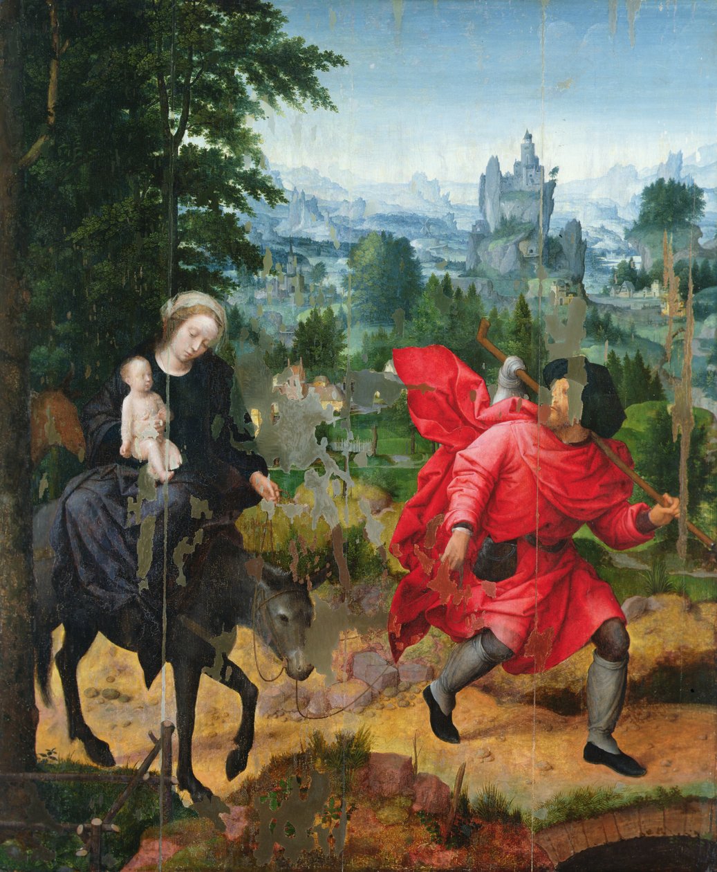Flyvning til Egypten af Adriaen Isenbrandt or Isenbrant