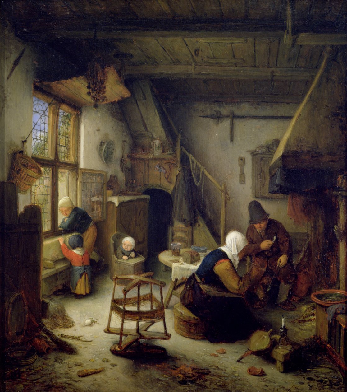 En husmandsfamilie, 1661 af Adriaen Jansz. van Ostade