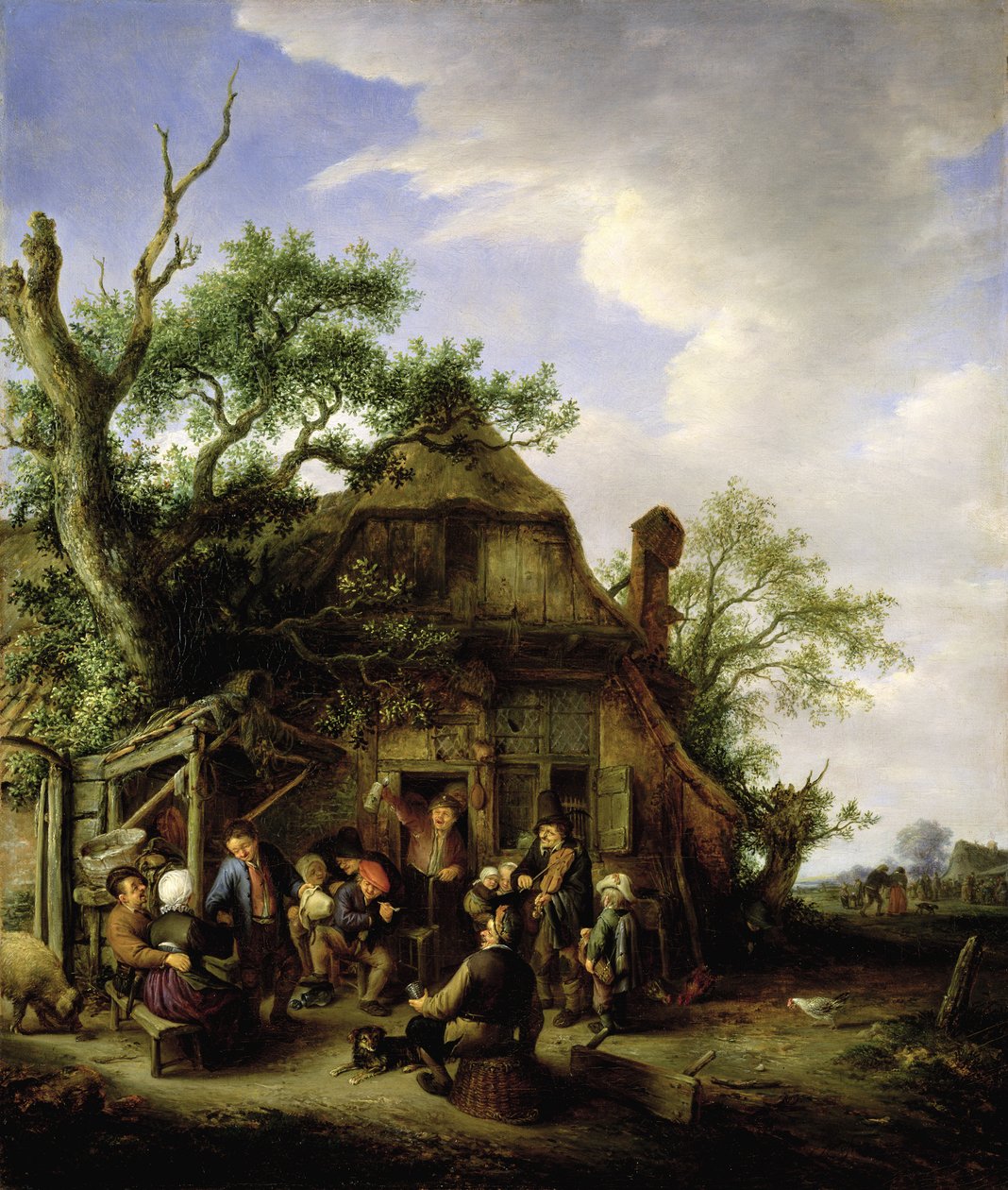 Glade bønder, 1648 af Adriaen Jansz. van Ostade