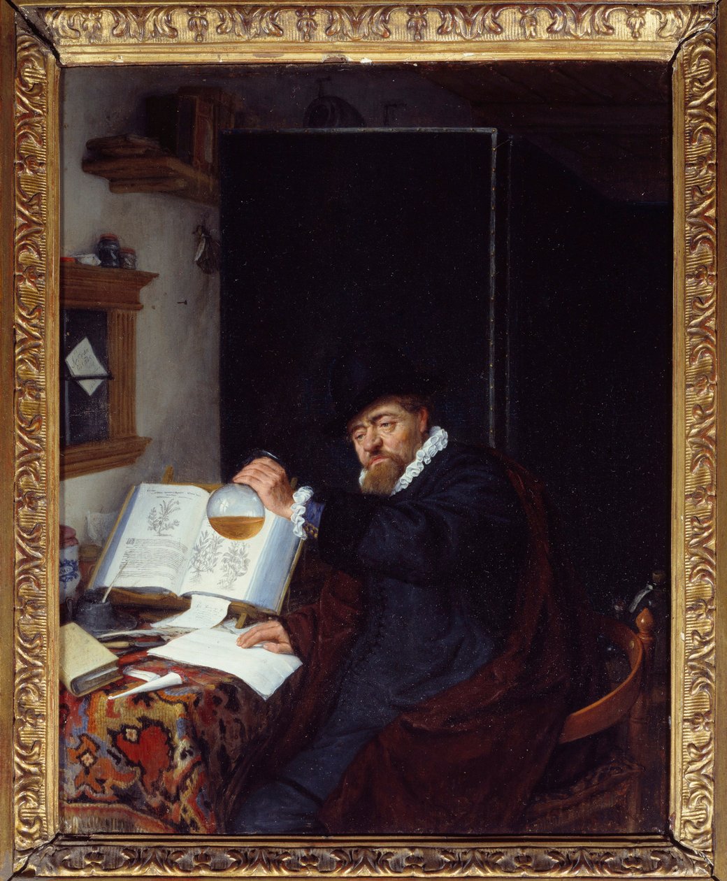 Medicin: "" Analysen af urin"" Maleri af Adriaen van Ostade (1610-1685) 1666 søn. 0,28x0,22 m Paris, Musee du PetiPalais af Adriaen Jansz. van Ostade