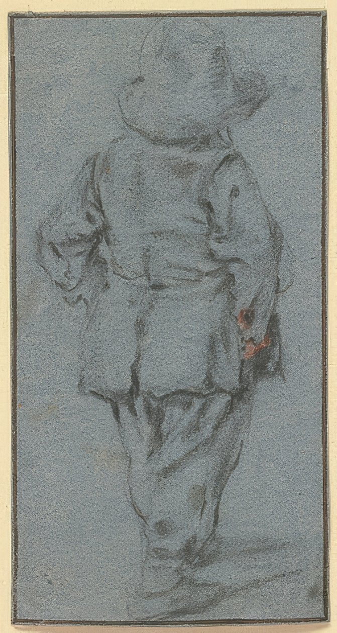 Stående dreng bagfra af Adriaen Jansz. van Ostade