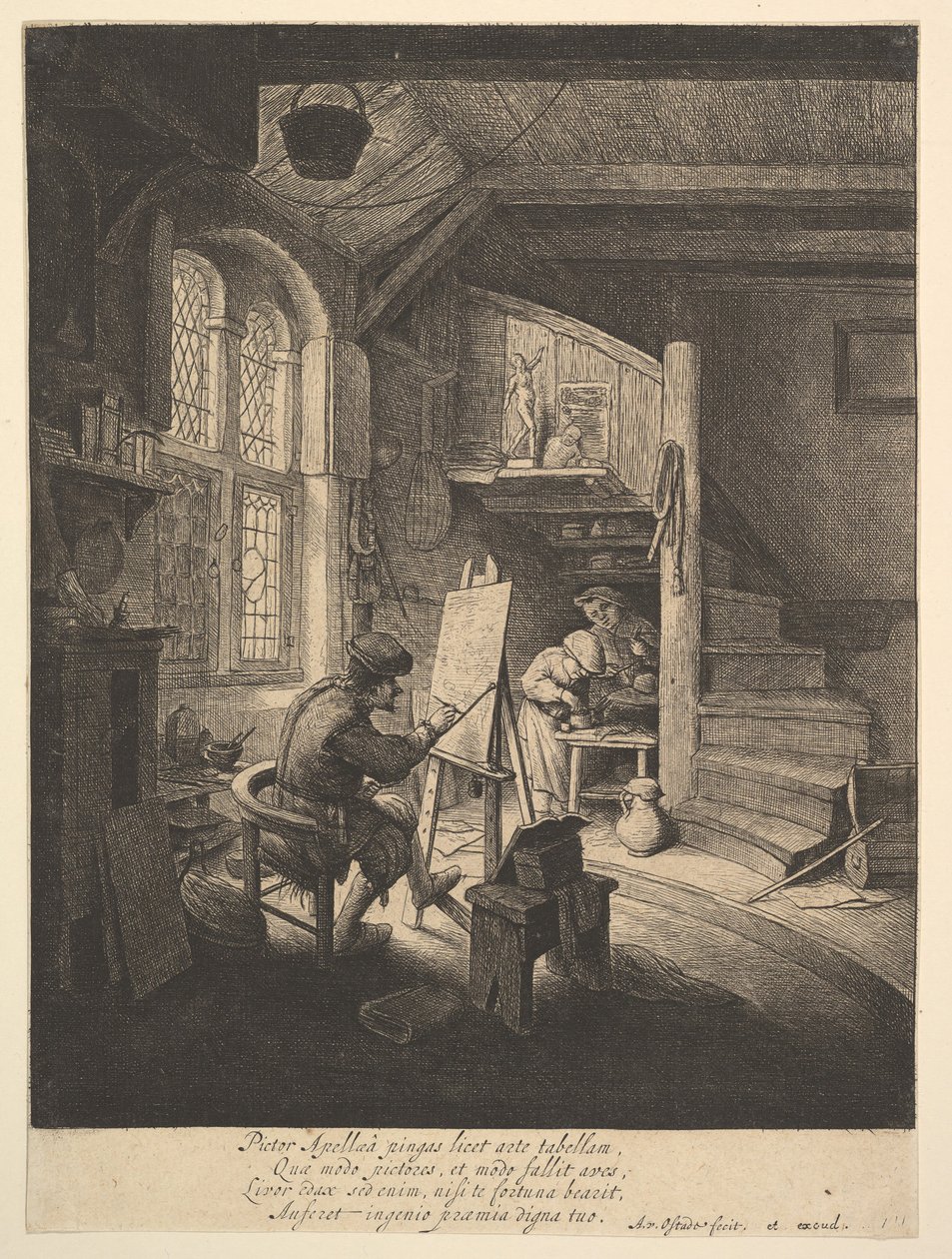 Maleren, 1610-85. af Adriaen Jansz. van Ostade