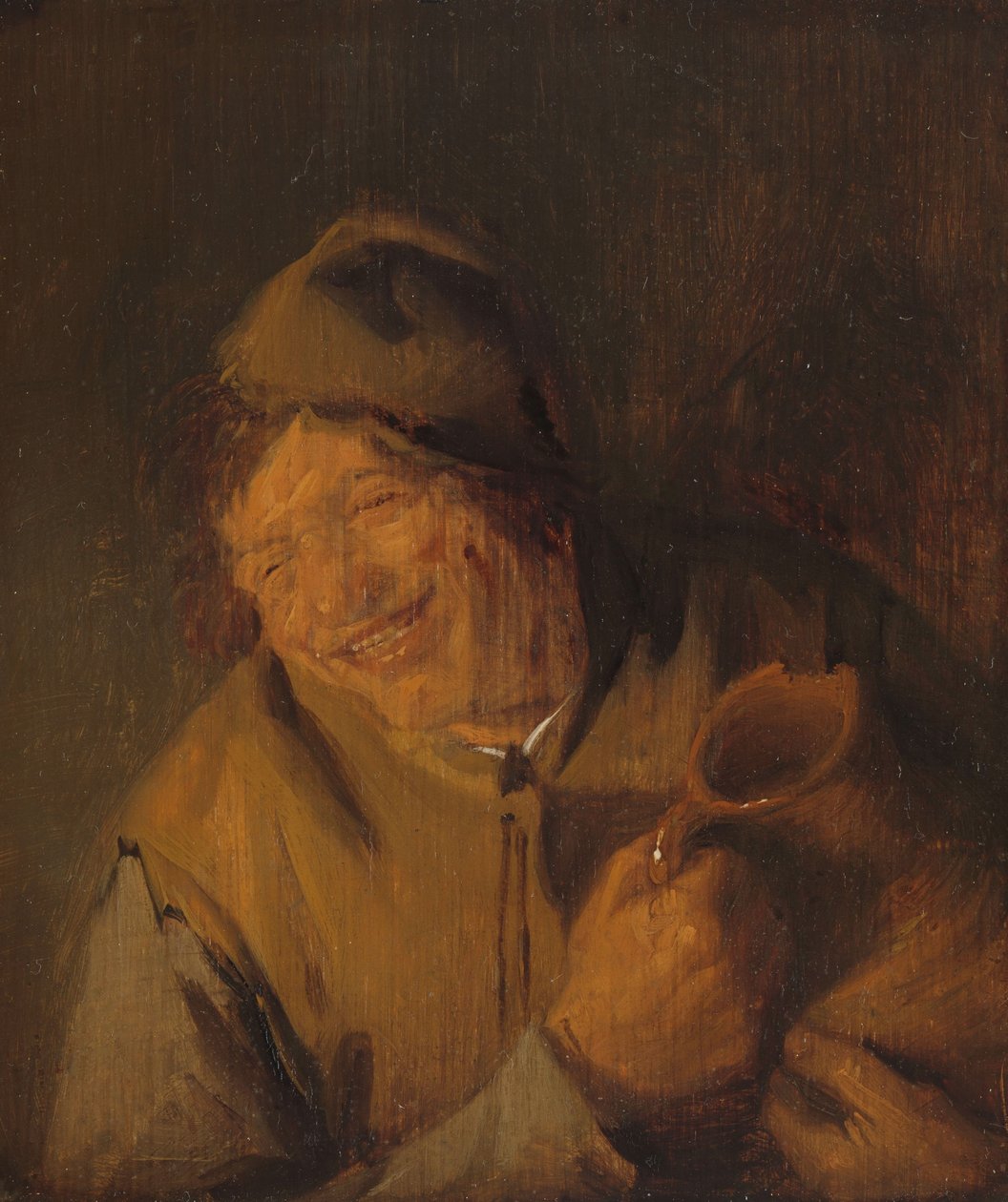 Den lystige bonde, 1630-50 af Adriaen Jansz. van Ostade