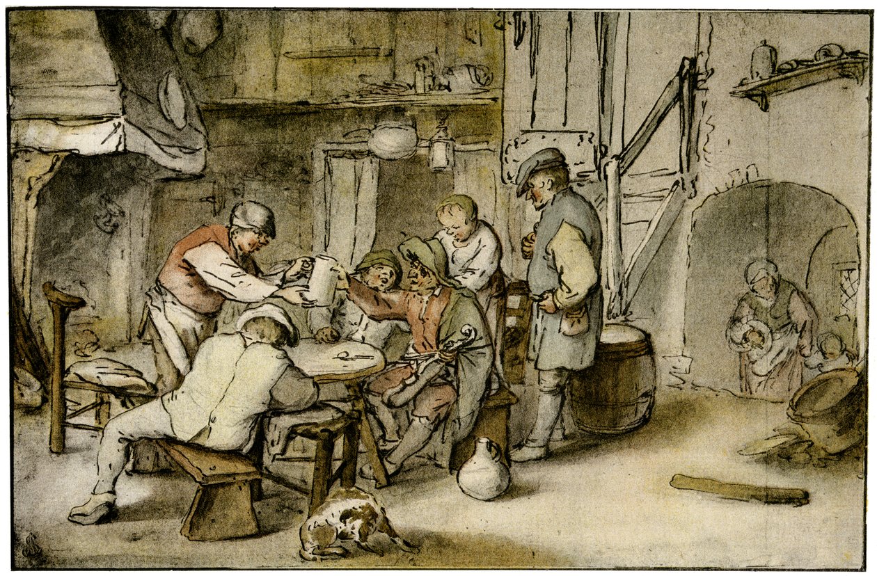 Musikeren af Adriaen Jansz. van Ostade