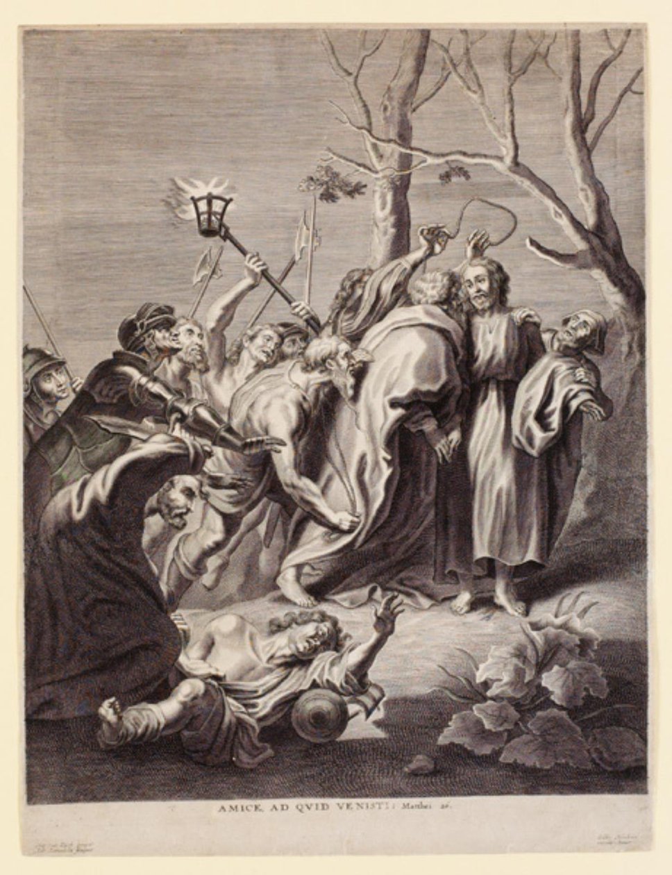 Billede fra Jesu Liv. Amice, as quid venesti af Adriaen Lommelin