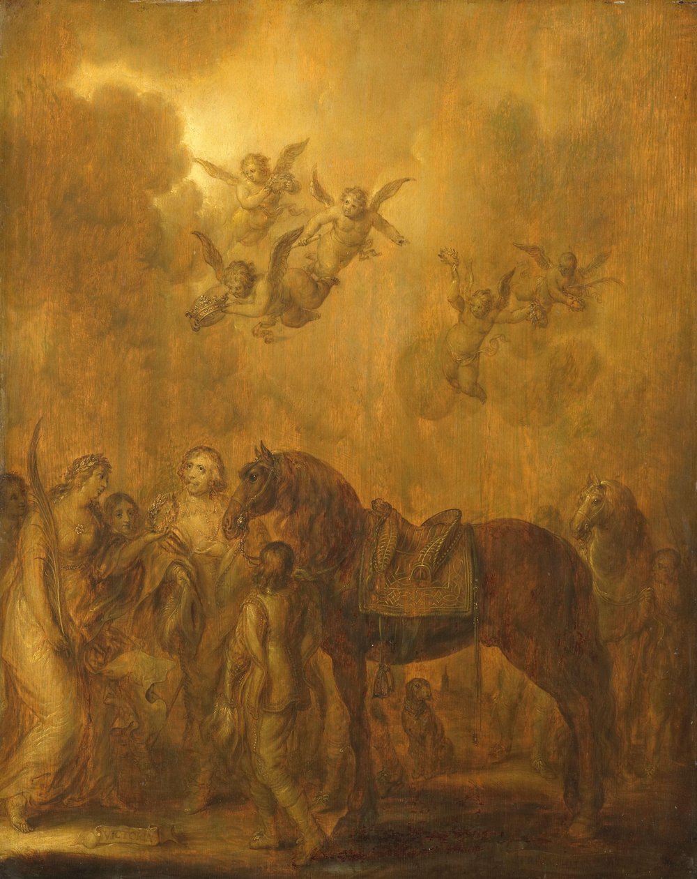 Allegori om prins Frederik Henriks stadholderskab af Adriaen Pietersz van de Venne