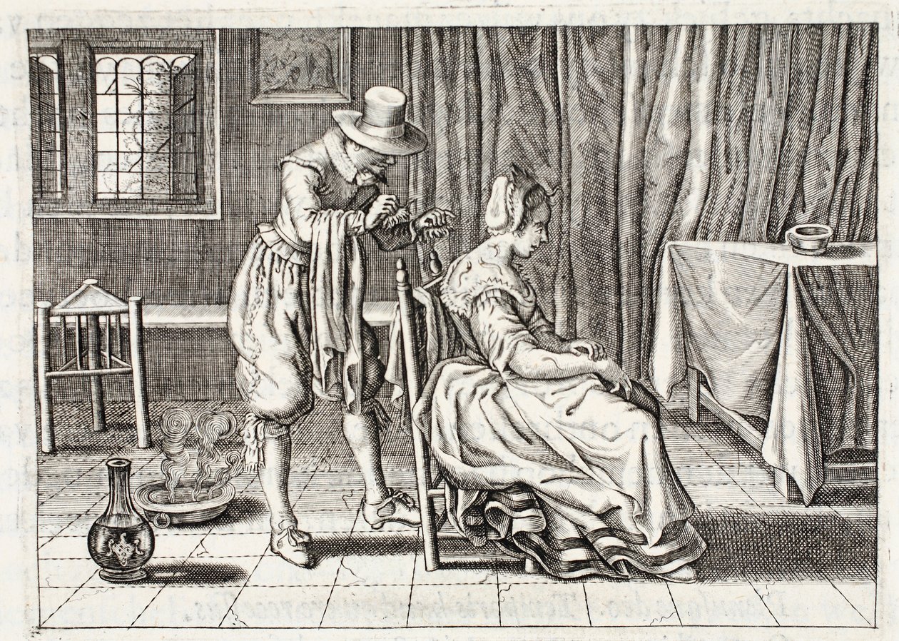 Påføring af igler, illustration fra 