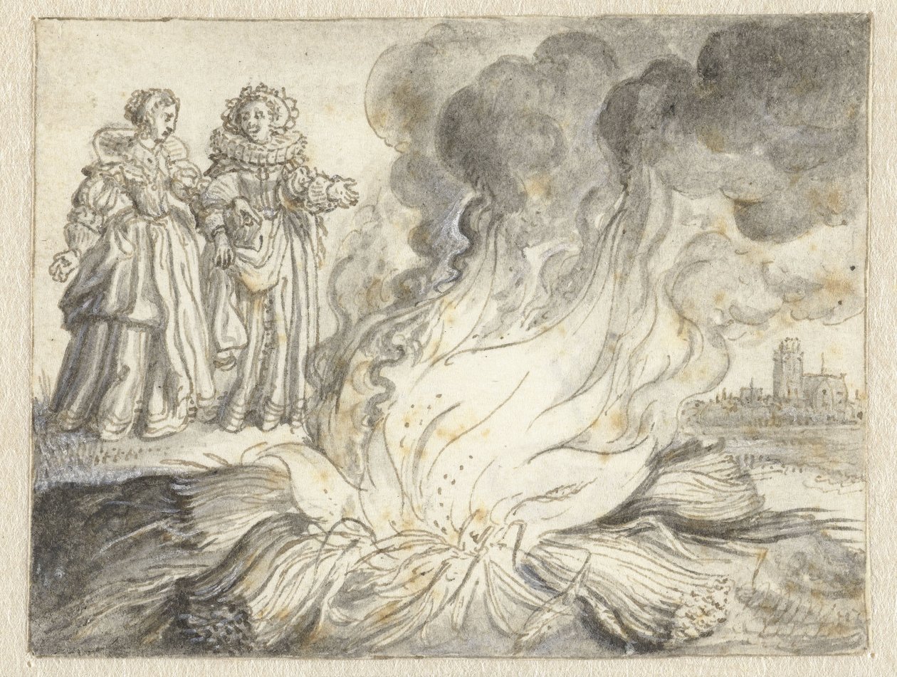 «Lidenskab er ild af intet andet end halm» af Adriaen Pietersz van de Venne