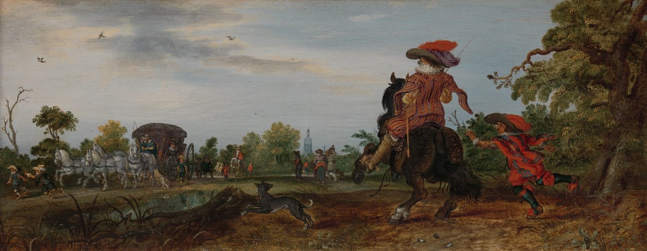 Sommer (hilsen) af Adriaen Pietersz van de Venne
