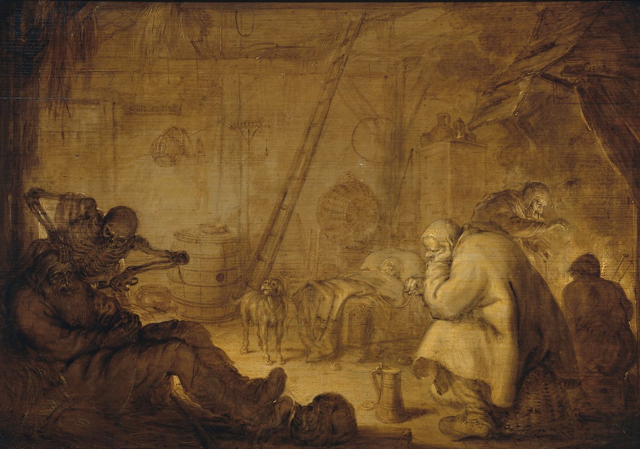 Slut med elendighed af Adriaen Pietersz. van de Venne