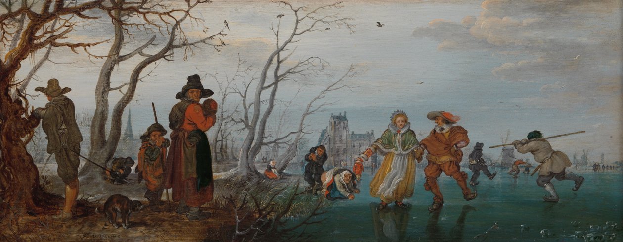 Vinter af Adriaen Pietersz. van de Venne