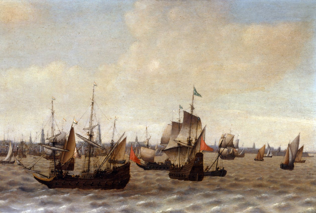 Forsendelse af Antwerpen (olie på lærred) af Adriaen van Diest