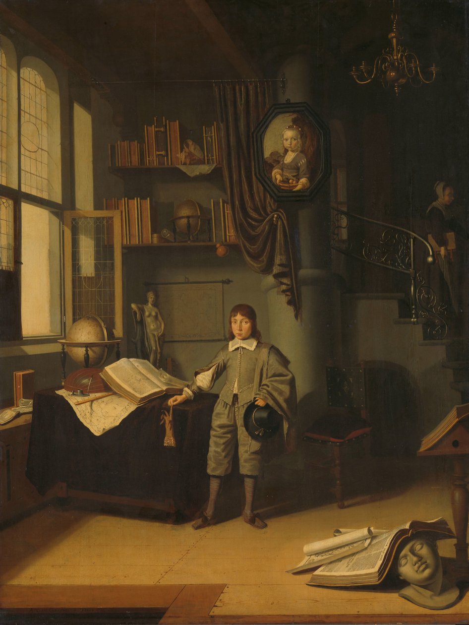 Ung mand i et studie af Adriaen van Gaesbeeck