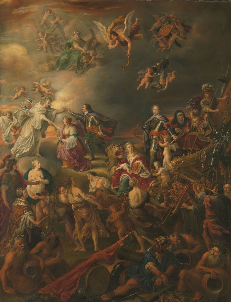 Allegori om freden under stadholder Willem II af Adriaen van Nieulandt (I)