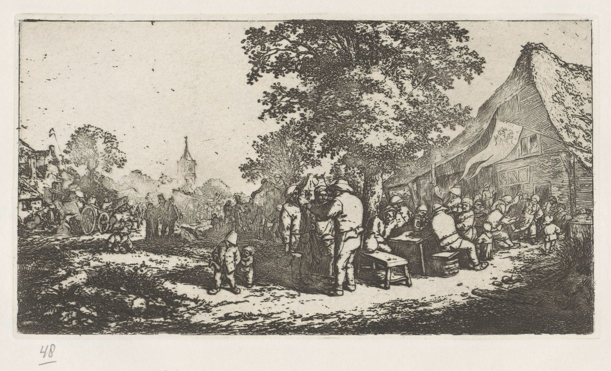 Landmandsmesse af Adriaen van Ostade