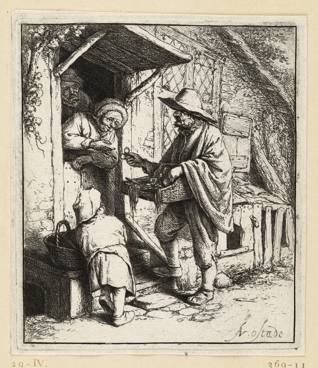 Brilleforhandleren af Adriaen van Ostade