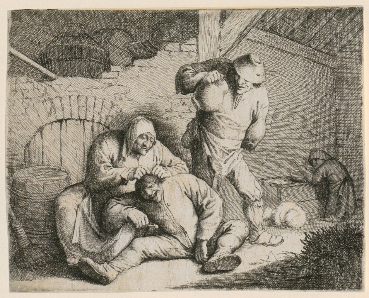 Lusebehandling af Adriaen van Ostade