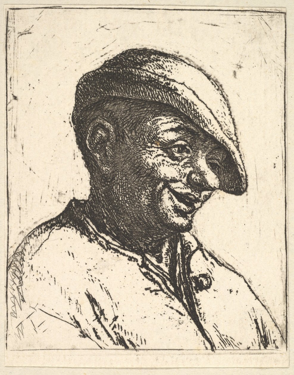Leende bonde af Adriaen van Ostade