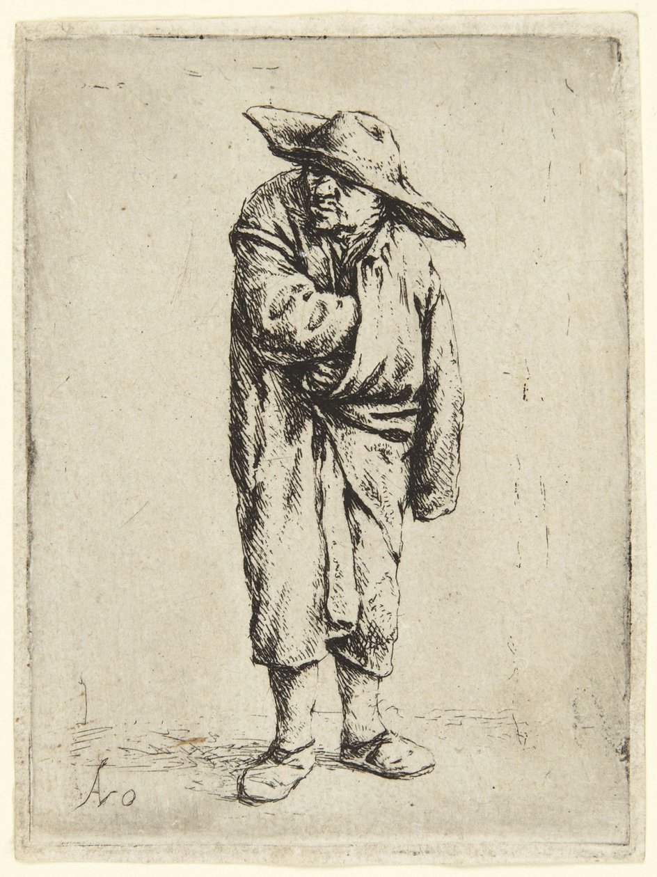 Bonde med hat af Adriaen van Ostade